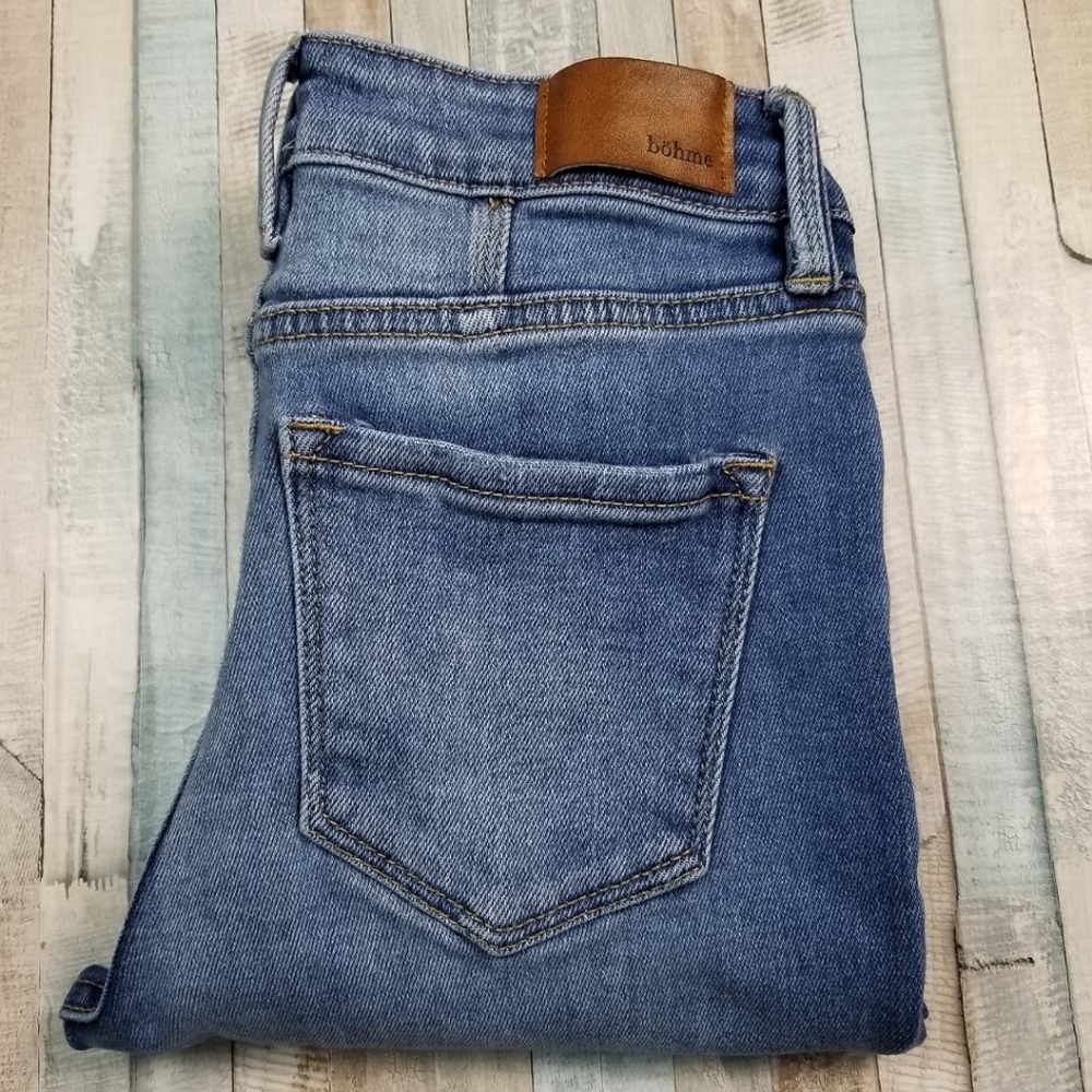 bohme High Rise Ankle Skinny Jeans